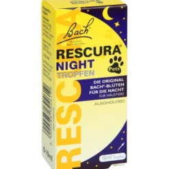 BACHBLÜTEN Original Rescura Night Pets Tro.alk.fr. 10 ml