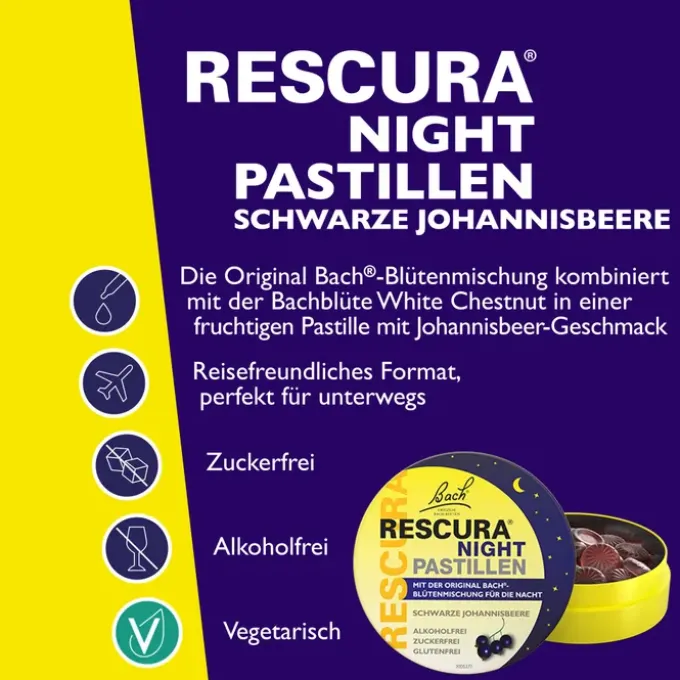 BACHBLÜTEN Original Rescura Night Past.schw.Johan. 50 g