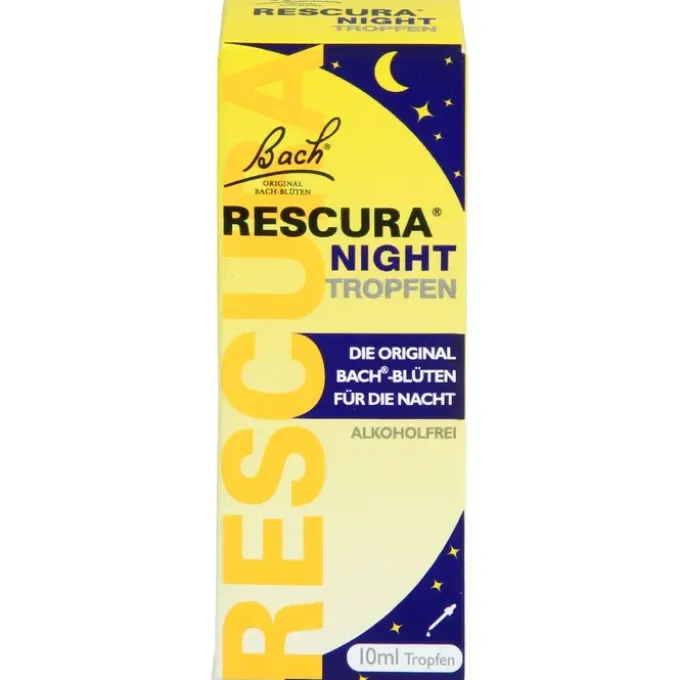 BACHBLÜTEN Original Rescura Night Tropfen alk.frei 10 ml