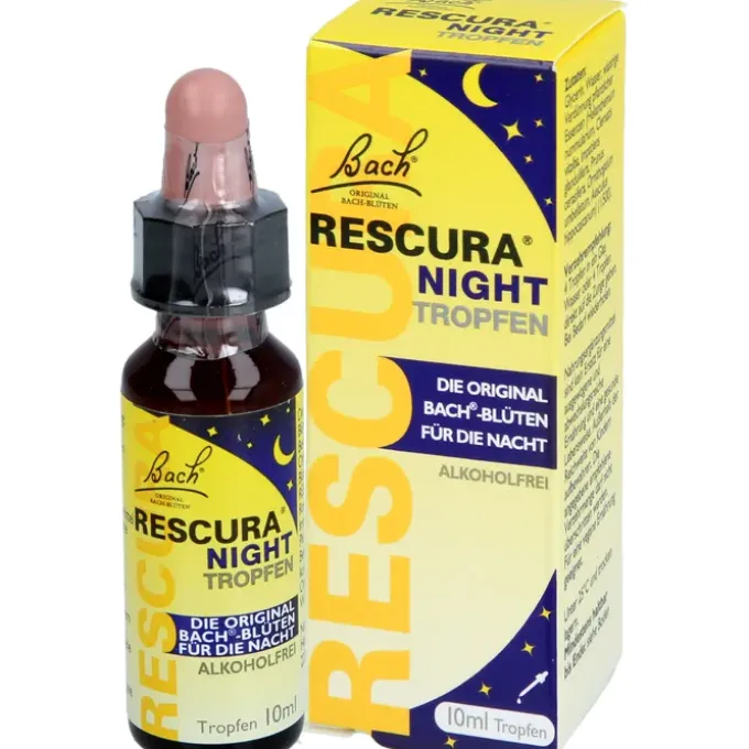 BACHBLÜTEN Original Rescura Night Tropfen alk.frei 10 ml