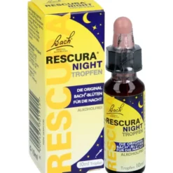 BACHBLÜTEN Original Rescura Night Tropfen alk.frei 10 ml