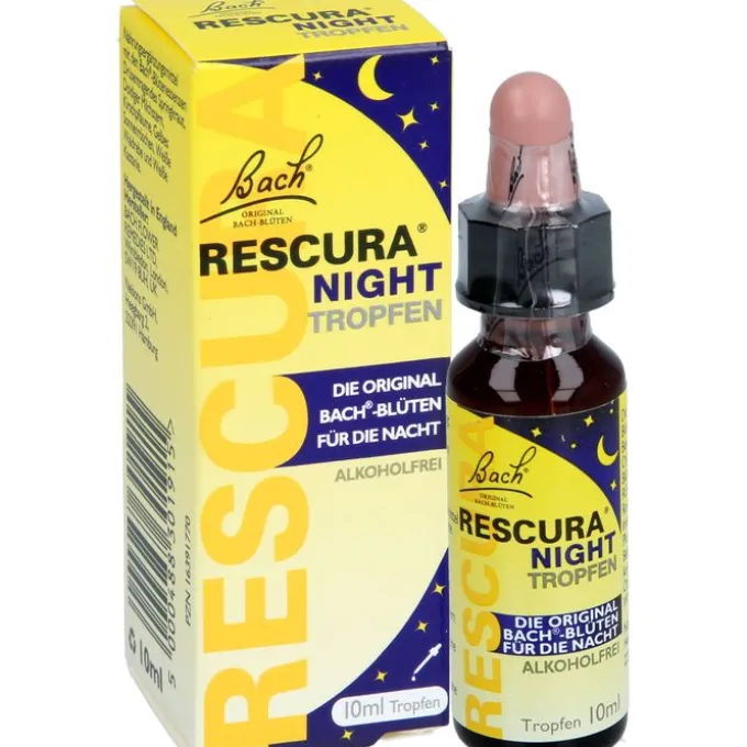 BACHBLÜTEN Original Rescura Night Tropfen alk.frei 10 ml
