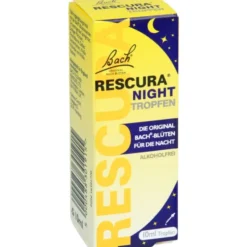 BACHBLÜTEN Original Rescura Night Tropfen alk.frei 10 ml