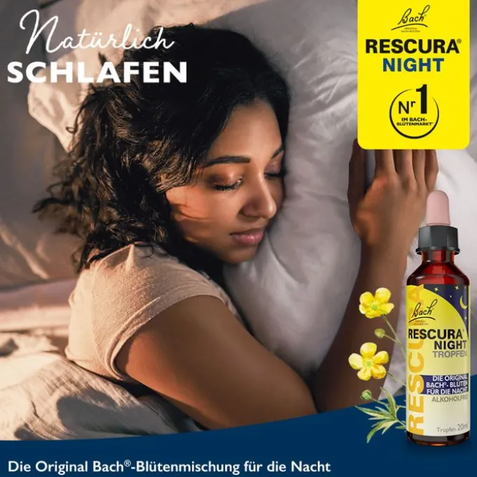 BACHBLÜTEN Original Rescura Night Tropfen alk.frei 10 ml