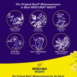 BACHBLÜTEN Original Rescura Night Tropfen alk.frei 10 ml