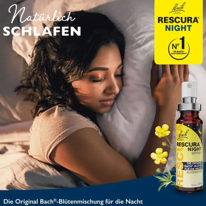 BACHBLÜTEN Original Rescura Night Spray m.Alkohol 7 ml