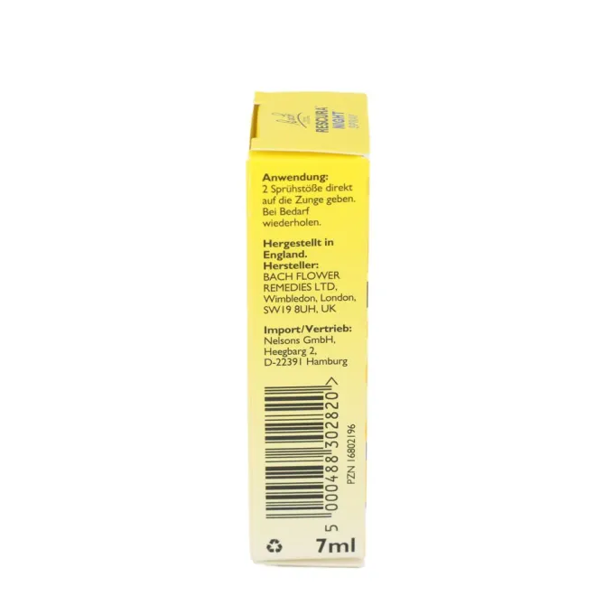 BACHBLÜTEN Original Rescura Night Spray m.Alkohol 7 ml