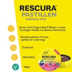 BACHBLÜTEN Original Rescura Pastillen Beeren-Mix 50 g