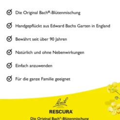 BACHBLÜTEN Original Rescura Pastillen Zitrone 50 g