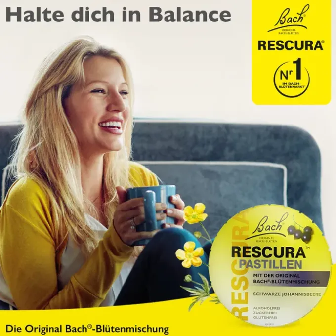 BACHBLÜTEN Original Rescura Pastillen Zitrone 50 g