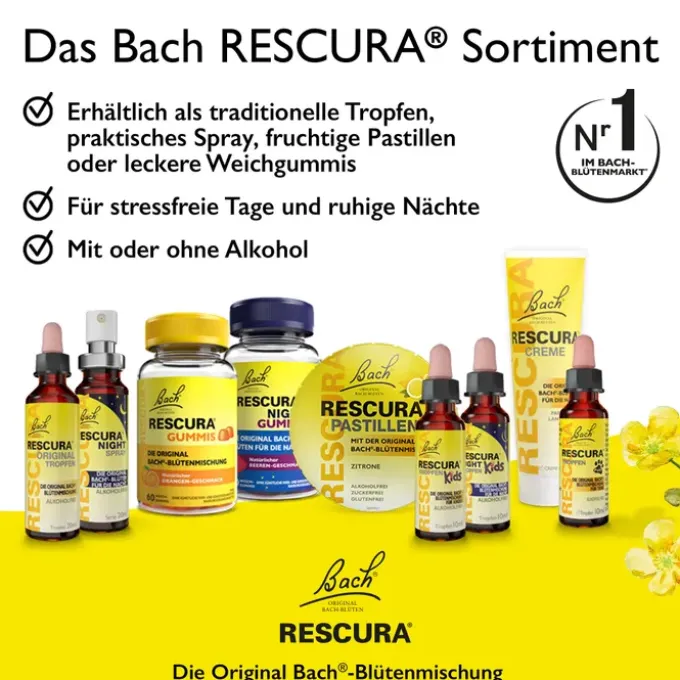 BACHBLÜTEN Original Rescura Pastillen Zitrone 50 g