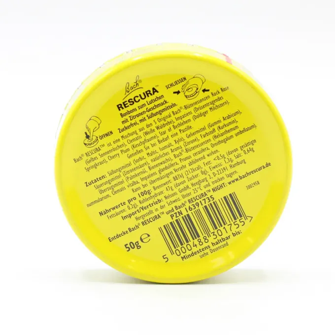 BACHBLÜTEN Original Rescura Pastillen Zitrone 50 g