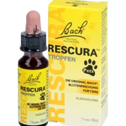 BACHBLÜTEN Original Rescura Pets Tro.alk.frei vet. 10 ml