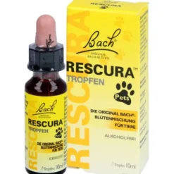 BACHBLÜTEN Original Rescura Pets Tro.alk.frei vet. 10 ml