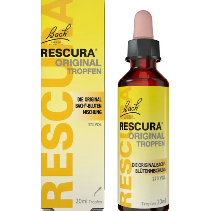 BACHBLÜTEN Original Rescura Tropfen m.Alkohol 20 ml