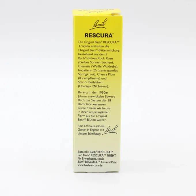 BACHBLÜTEN Original Rescura Tropfen m.Alkohol 20 ml