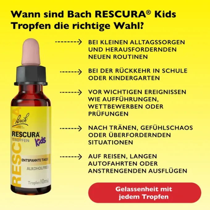 BACHBLÜTEN Rescura Kids Tropfen alkoholfrei 10 ml