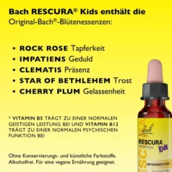BACHBLÜTEN Rescura Kids Tropfen alkoholfrei 10 ml