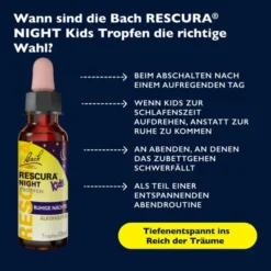 BACHBLÜTEN Rescura Night Kids Tropfen alkoholfrei 10 ml