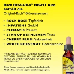BACHBLÜTEN Rescura Night Kids Tropfen alkoholfrei 10 ml