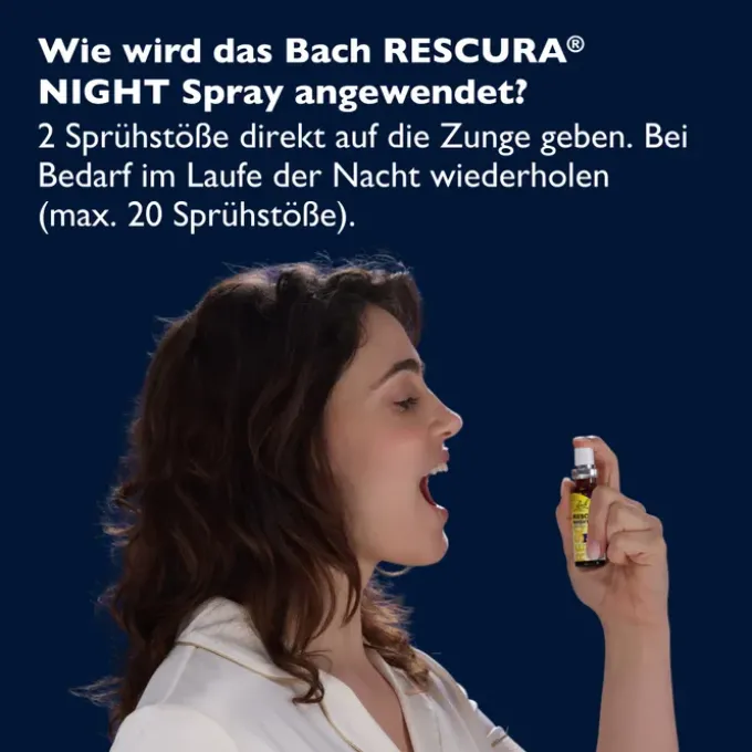 BACHBLÜTEN Rescura Night Spray alkoholfrei 20 ml