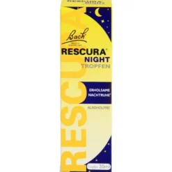 BACHBLÜTEN Rescura Night Tropfen alkoholfrei 20 ml