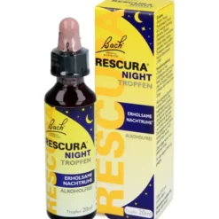 BACHBLÜTEN Rescura Night Tropfen alkoholfrei 20 ml