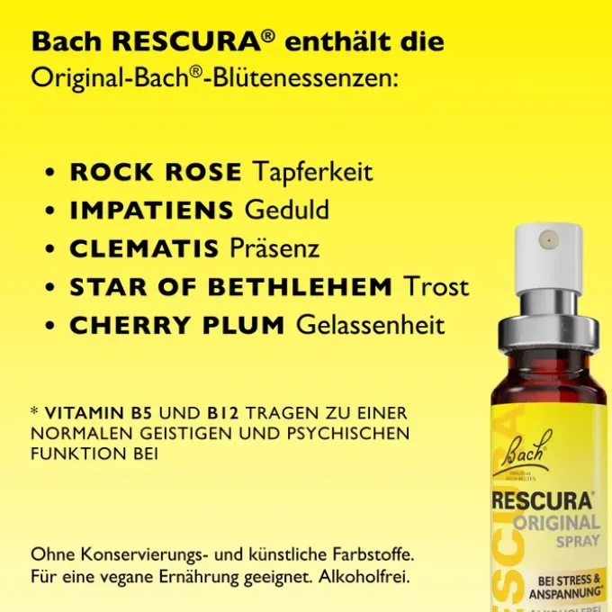 BACHBLÜTEN Rescura Spray alkoholfrei 20 ml