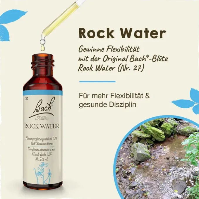 BACHBLÜTEN Rock Water Tropfen 20 ml