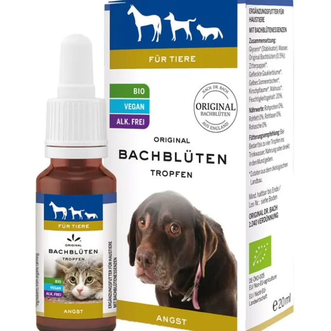 BACHBLÜTEN Tiere Tropfen Angst 20 ml