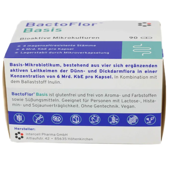 BACTOFLOR Basis Hartkapseln 90 Stück