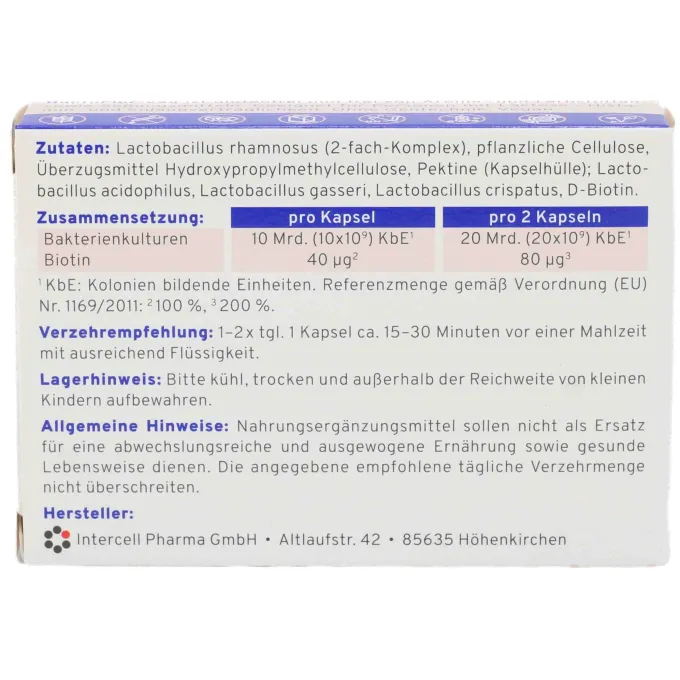 BACTOFLOR vag magensaftresistente Kapseln 30 Stück