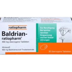 BALDRIAN-RATIOPHARM überzogene Tabletten 30 St