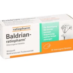 BALDRIAN-RATIOPHARM überzogene Tabletten 30 St