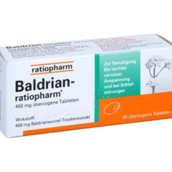 BALDRIAN-RATIOPHARM überzogene Tabletten 30 St