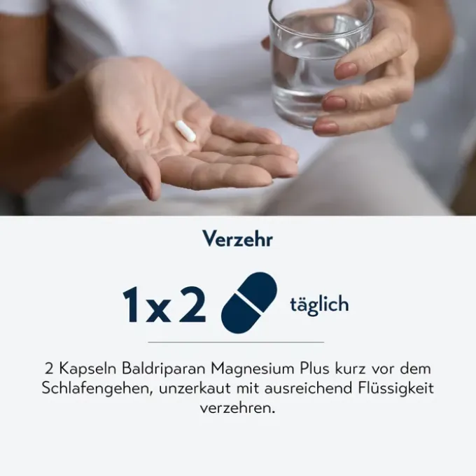 BALDRIPARAN Magnesium Plus Kapseln 60 Stück