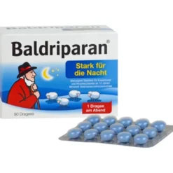 BALDRIPARAN Stark für die Nacht überzogene Tab. 90 St
