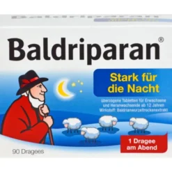 BALDRIPARAN Stark für die Nacht überzogene Tab. 90 St