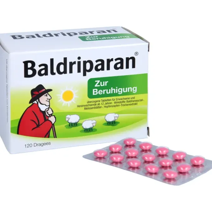 BALDRIPARAN zur Beruhigung überzogene Tabletten 120 St