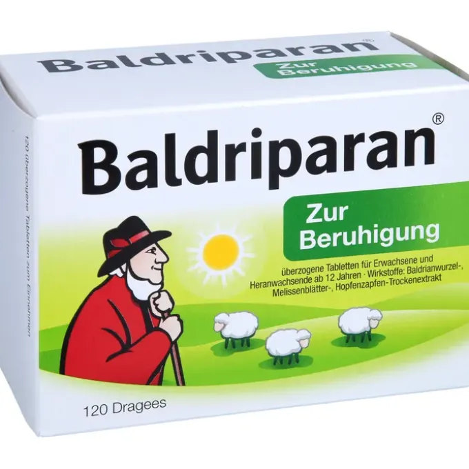 BALDRIPARAN zur Beruhigung überzogene Tabletten 120 St