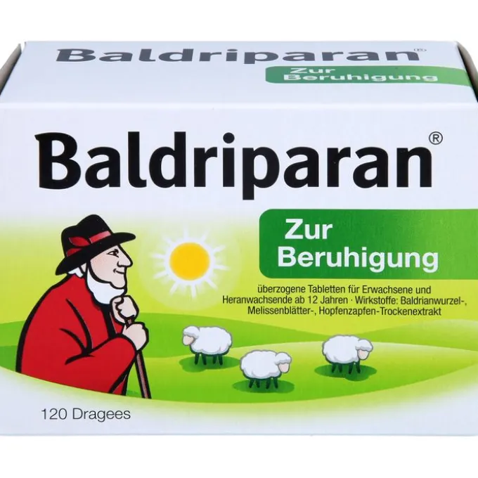BALDRIPARAN zur Beruhigung überzogene Tabletten 120 St
