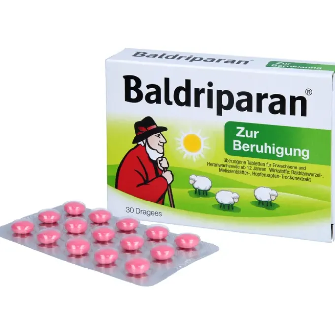 BALDRIPARAN zur Beruhigung überzogene Tabletten 30 St