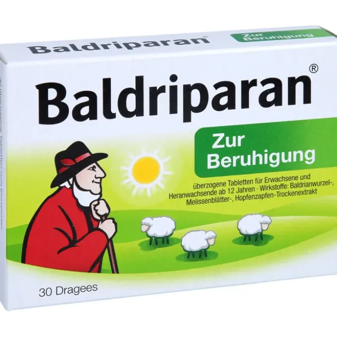BALDRIPARAN zur Beruhigung überzogene Tabletten 30 St