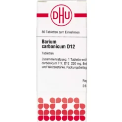 BARIUM CARBONICUM D 12 Tabletten 80 St