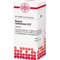 BARIUM CARBONICUM D 12 Tabletten 80 St