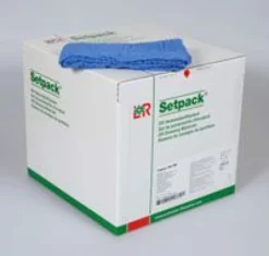 BAUCHTUCH lite steril 40x40cm 4fach blau RK 14X2 St