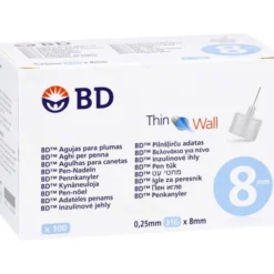 BD THIN Wall Pen-Nadeln 0,25 31 Gx8 mm 100 St