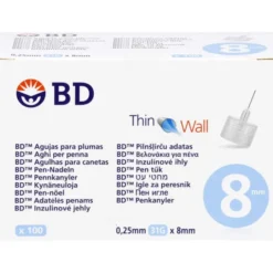 BD THIN Wall Pen-Nadeln 0,25 31 Gx8 mm 100 St
