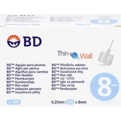 BD THIN Wall Pen-Nadeln 0,25 31 Gx8 mm 100 St