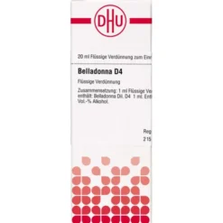 BELLADONNA D 4 Dilution 20 ml